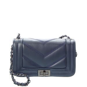 Persaman New York Ariana16 Quilted Leather Crossbody, Blue